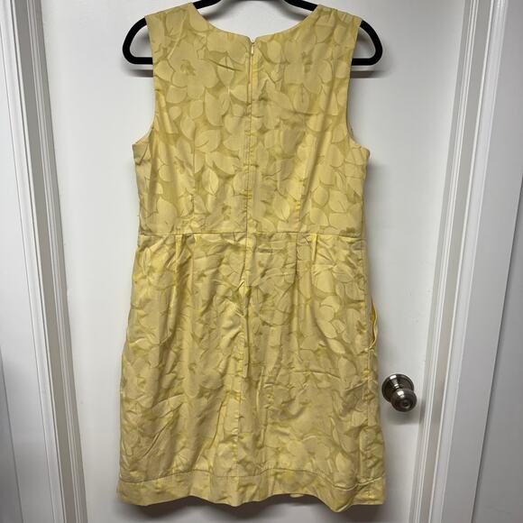 Rabbit Rabbit Designs Yellow Floral Sleeveless Fit Flare Dress Size Medium - Picture 2 of 11